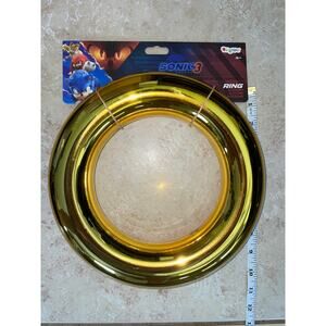 SONIC HEDGEHOG 3 10.5 INCH GOLD RING HALLOWEEN COSTUME ACCESSORY DG164499